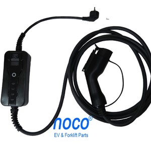 Chargeur domestique réglable 16A SAE J1772 avec affichage numérique, câble de 5 mètres, connecteurs EV 110-240V pour véhicules électriques - Product Image 1