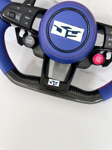 Volant personnalisé avec garniture en cuir noir pour Audi A3 A4 A5 A6 A7 A8 C7 S8 R8 Rs3 RS6 B8 B9 S7 RS S <span class=keywords><strong>Line</strong></span> - Product Image 5