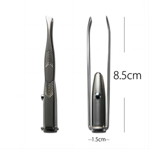 Led Eyebrow Tweezers Stainless Steel <b>Face</b> Eyebrow Design Eyelashes Remover Tools Light Eyelash Tweezers Beauty Makeup - Product Image 6