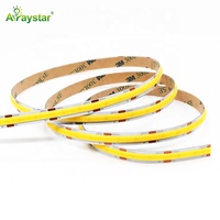 Bande LED COB bicolore sans points 8mm & 10mm 608 LED 24V CRI90 2700K-6500K Range Tunable CCT Remote Control Mode 24V Strip Light