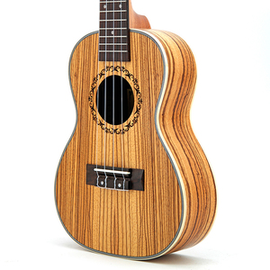 Paisen <span class=keywords><strong>ukelele</strong></span> de madera de cebra de 23 pulgadas para concierto similar a <span class=keywords><strong>la</strong></span> guitarra eléctrica - Product Image 1