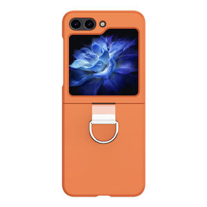 Funda de teléfono de PC mate a prueba de golpes para Samsung para Galaxy <span class=keywords><strong>Z</strong></span> Flip 6 ZFlip 4 <span class=keywords><strong>Motorola</strong></span> <span class=keywords><strong>RAZR</strong></span> 40 ULTRA Clear PC Cover con anillo de dedo - Product Image 3