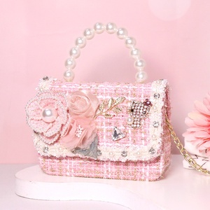 Sacs à bandoulière antivol durables et de haute qualité en coton et lin pour filles, collection printemps-été, sacs à <span class=keywords><strong>main</strong></span> tendance pour enfants, vente en gros - Product Image 2