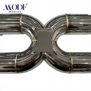 Chevrolet Corvette C8 Stingray için Yüksek Performanslı Paslanmaz Çelik Egzoz Sistemi, Uçları ile Cat-Back Egzoz Yükseltme Kiti - Product Image 4