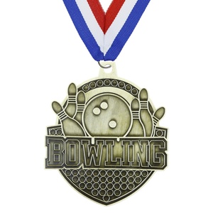 เหรียญกีฬาโบว์ลิ่งโลหะ 3 มิติ LY Wholesale Free Lster Medallas Deportivas - Product Image 5