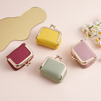 Kotak Perhiasan Kalung Mini Kulit Asli Wanita, Tempat Penyimpanan Anting, Cincin Emas, Kantong Penyimpanan Emas, Dompet Koin, Tempat Earphone