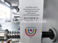 UGS1007 Pencetak Merek Dagang Kain Otomatis Tujuh Warna Sisi Ganda, Harga Mesin Cetak Rotari Label Garmen