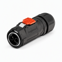 Connecteur d'alimentation étanche IP67 MJ32 à haute résistance aux tensions, 2-5 broches, femelle/mâle, pour l'automatisation de l'industrie du stockage d'énergie