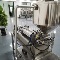 Machine de remplissage liquide semi-automatique d'acier inoxydable d'usine de Guangzhou pour le cosmétique d'huile en plastique de boissons