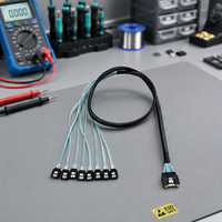8654 8i ke 8x Kabel Data SATA 7-Pin untuk Sistem Penyimpanan