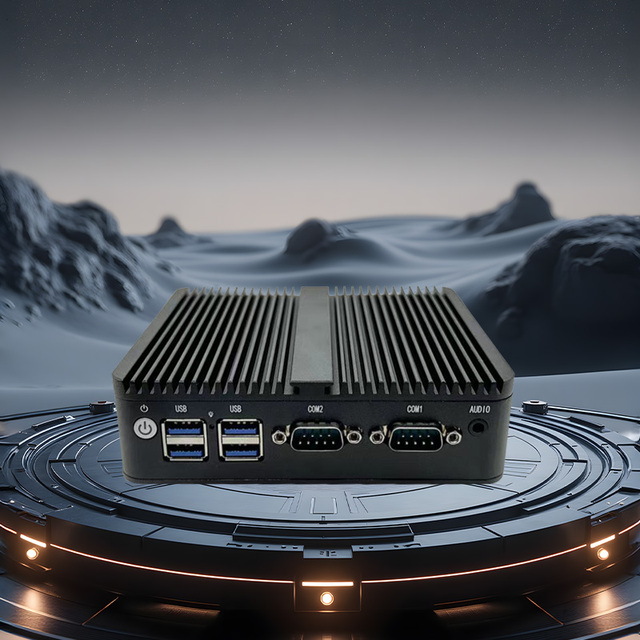 YCT Fanless Industrial Intel J4125 DDR4 | Ubuntu/Linux Edge Computing Gateway | 24/7 Reliable Embedded Controller Industrial Pc