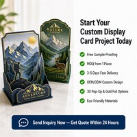 Carte de visite 3D pop-up de luxe personnalisée pour entreprises, découpée au laser, avec dorure à chaud, cadeau institutionnel, impression de boîte cadeau de luxe personnalisée