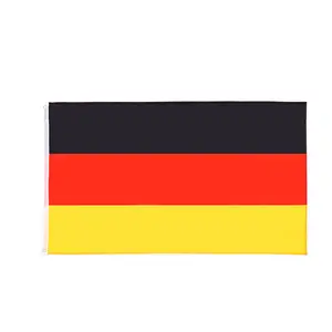 Nouvelles tendances pas cher prix noir rouge jaune couleurs 3x5 polyester tissu drapeau allemand pour les activités de plein air