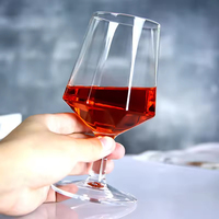 Meilleure vente verre à vin rouge verre personnalisé classique de luxe sublimation cristal barre bière accessoire verre