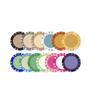 ホットセール中！14gクレイ素材カジノテキサスホールデムポーカーチップセット クラウンモンテカルロポーカーチップ 卸売 - Product Image 3