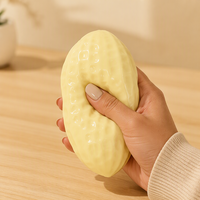 Balle anti-stress cacahuète, texture croquante, sensation douce et onctueuse, jouet sensoriel ASMR, anti-stress pour adultes