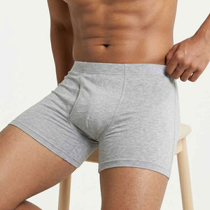 High Quality Customized Colors Plain Dyed Breathable Quick Dry <b>Boxer</b> Elastic Waistband Breathable Fabric Private Underwear - Product Image 3