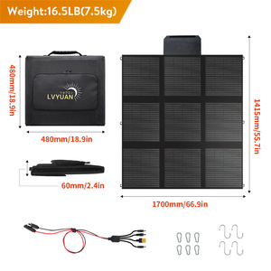 Lvyuan 300w 12v Mono Portable Batterie Chargeing <span class=keywords><strong>Panneau</strong></span> <span class=keywords><strong>Solaire</strong></span> Camping <span class=keywords><strong>Panneau</strong></span> <span class=keywords><strong>Solaire</strong></span> Pliable Pour Rv Hors Réseau Vivre - Product Image 3