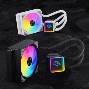 Ventilador de PC RGB ARGB de 120 mm para Refrigeración Líquida, Compatible con AM5, AM4, AM3, LGA 2011, 2011-3, 1700, X99, Color Blanco, para Enfriador de CPU AIO - Product Image 1