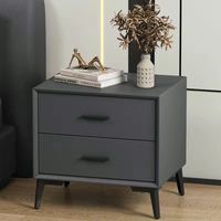 Table de chevet rembourrée - Meuble de chevet simple pour la maison - Meuble de rangement moderne et compact de qualité supérieure pour chambre à coucher