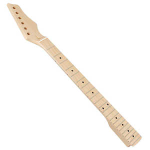 Manico di Ricambio per Chitarra Elettrica Yasen 22 Tasti in Acero Canadese con Punti di Marcatura Neri - Product Image 3