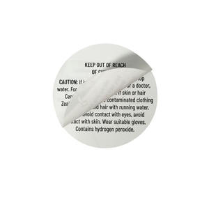 Étiquettes de sécurité cosmétiques à double couche avec conception pelable, imperméables et anti-effraction pour les produits de coloration capillaire, de décoloration et de soins de la peau - Product Image 5