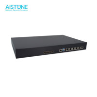 AISTONE 6 NICs de 2.5GbE / 4 puertos SFP de 10 Gbit, dispositivo de hardware de firewall para mini PC de 1U para rack, 2 RAM DDR4, NVMe, SIM 4G/5G.