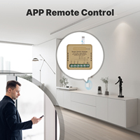 Module d'interrupteur intelligent WiFi MOES Tuya Mini DIY 3 voies avec minuterie, domotique, commande vocale, compatible avec Google Home Alexa