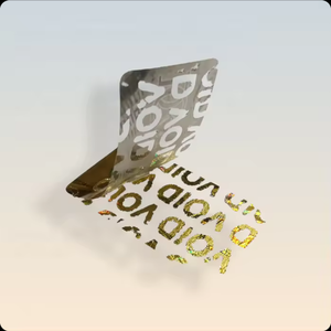 Autocollants Holographiques Personnalisés Scellé VOID Sécurité Superposition <span class=keywords><strong>Code</strong></span> QR Logo Étiquette - Product Image 5