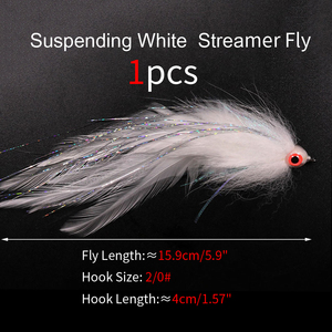 Lot de 10 mouches <span class=keywords><strong>streamer</strong></span> pour eau salée en gros, boîte de 3 styles, mouches <span class=keywords><strong>streamer</strong></span> pour la pêche au black-bass, au <span class=keywords><strong>brochet</strong></span> et au muskellunge, <span class=keywords><strong>leurre</strong></span> de pêche avec boîte à mouches étanche - Product Image 4