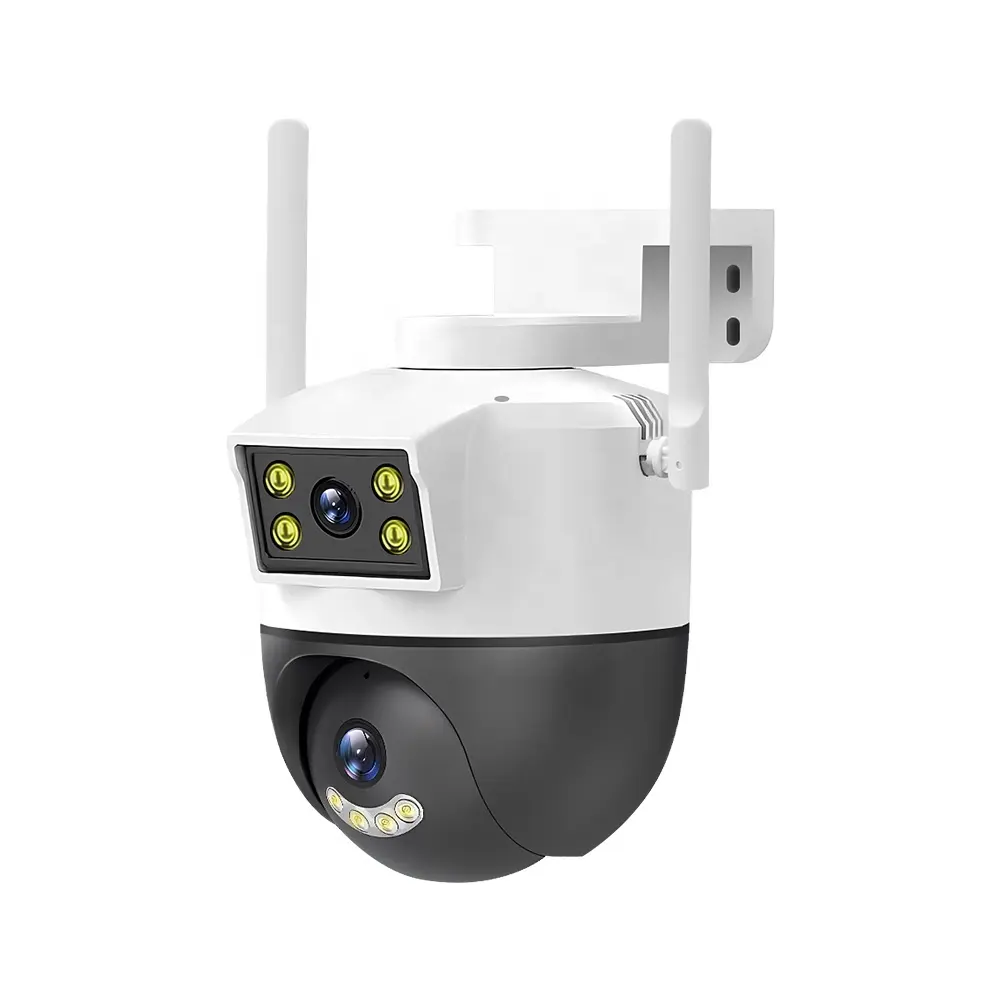 Vanhua 듀얼 렌즈 360 도 비디오 모니터링 동작 감지 영상 알림 앱 팬 틸트 WIFI 돔 IP 카메라