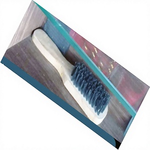Brosse à cheveux professionnelle ASAP Brand pour barbier, poils doux, brosse de coiffage de salon de qualité supérieure, brosse pour dégradé, coiffage et coupe de cheveux, manche en bois - Product Image 2