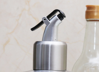Distributeur d'huile d'olive en acier inoxydable en gros, verseur étanche bouteille de distribution d'huile sauce soja vinaigre et vin de cuisine