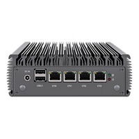 Mini PC Sin Ventilador OEM, Computadora Económica con Carcasa Metálica Integrada, Pen-tium N5000 Nuc, Mini PC Industrial con Windows 11