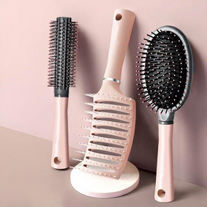 Spazzola Volumizzante per Asciugatura e Styling, Pettine Districante Personalizzabile con Setole a Punta Arrotondata per Capelli Senza Grovigli - Product Image 1