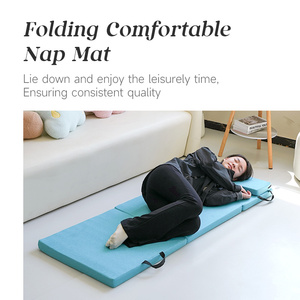 Tapis de sieste pliable pour la maison, <span class=keywords><strong>matelas</strong></span> épais en EPE pour le bureau, les étudiants, le dortoir, tatami, rangement facile, tapis de sol - Product Image 4