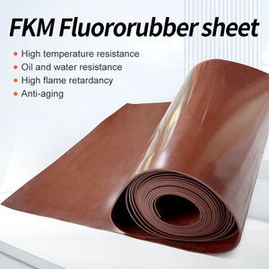 100% 버진 비톤 블랙 70 듀로 고무 시트 개스킷 시트 롤 FKM FPM 불화탄성체 FKM 고무 시트 - Product Image 2