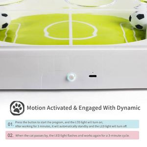 Juguete Interactivo para Gatos con Forma de Balón de Fútbol, Material ABS Luminoso, Inducción Inteligente, Funciones para Aliviar la Ansiedad, para Juego Educativo - Product Image 5