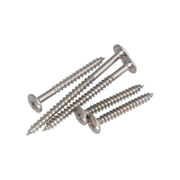 Alloy Steel Phillips Self Tapping Wood Screws with Beveled Flat Heads and Sharp Tips for Commercial Millwork Assembly