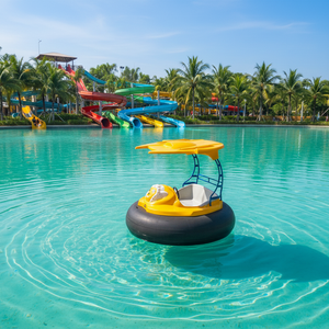Prix usine électrique motorisé <span class=keywords><strong>gonflable</strong></span> enfants pare-chocs bateau forme animale jouets d'eau en fibre de verre Durable à vendre - Product Image 4
