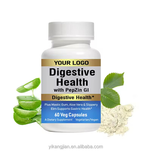 Suplementos DE SALUD gástrica a base de hierbas con olmo resbaladizo y cápsulas de Salud Digestiva de aloe vera no para mujeres embarazadas - Product Image 3