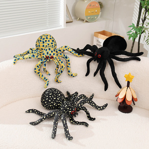 Poupée en peluche créative en forme d'insecte araignée, jouet d'effaroucheur, marionnette <span class=keywords><strong>de</strong></span> farce, accessoire <span class=keywords><strong>de</strong></span> décoration d'Halloween - Product Image 4