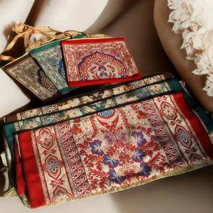 Bolsa para alfombra de oración cómoda y antideslizante con forma especial, diseño floral musulmán, tejido artesanal, lavable, tipo esponja. - Product Image 6
