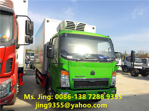 Vérin portable HOWO 5T 4x2, petit camion congélateur pour stockage froid à vendre en amusant - Product Image 5