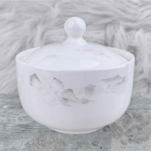 Plato de Porcelana Fina Personalizado para Bodas y Hoteles, Plato Plano de Porcelana Blanca, Plato Redondo de Cerámica, Plato Decorativo para Cena - Product Image 3