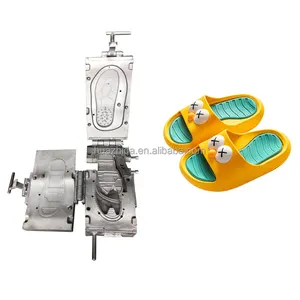 Slides Sleepers PVC Shoes Molds Factory PCU Two color mould Maker Men OEM Slippers