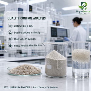 Polvo de Cáscara de Plantago Ovata 99% para Suplementos de Fibra y Sustitutos de Comidas al por Mayor - Product Image 3