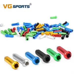 Wholesale cap bike shifter-Bike Brake Tips Shifter Alloy for Most Bikes, MTB,Road Bicycle Cable End Caps 100pc/bag