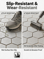 Carreaux de mosaïque en céramique hexagonale, en porcelaine, mats, résistants à l'eau, écologiques, pour les murs de la cuisine et de la salle de bain, les zones de piscine des hôtels