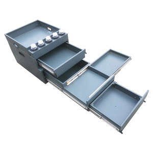 Boîte de cuisine compacte coulissante pour camping, finition grain de bois, pour modèles universels Y, L7, L8, SUV, MPV, lit de camping-car universel - Product Image 1